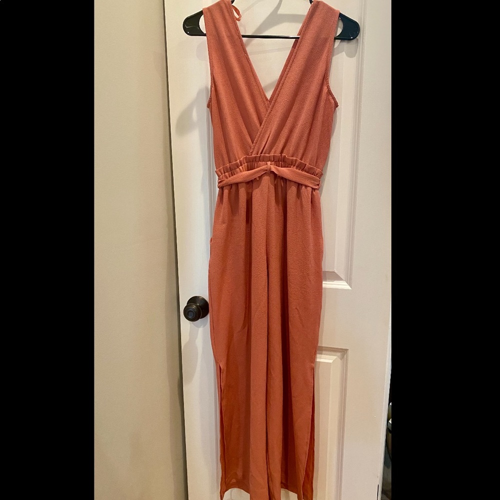 Coral jumpsuit